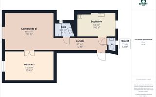 Apartament 2 camere - 102 mp construiți - Central - Arad - Poză 26