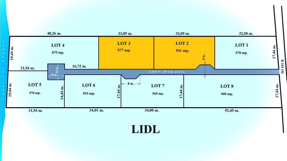 Snagov - langa LIDL, padure si lac, 1.129 mp. teren intravilan - Poză 1