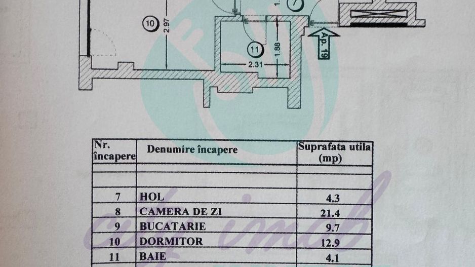 Apartament 2 camere bloc boutique cu loc de parcare, Piata Alba Iulia - Poză 3