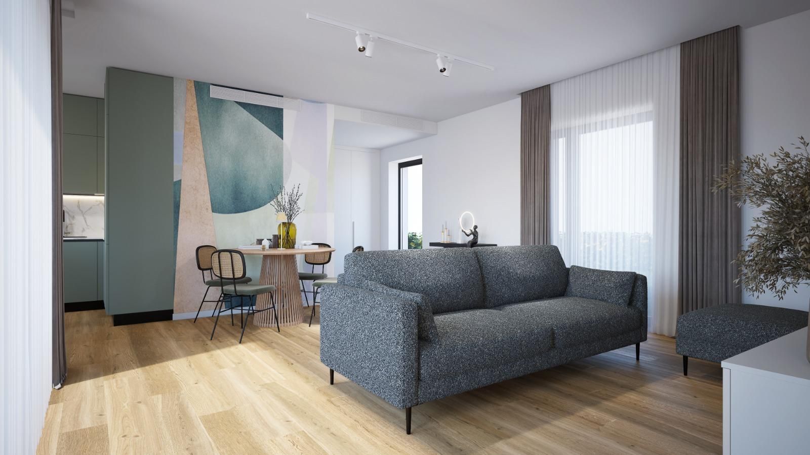 Apartament de 2 camere in Amber Forest - Poză 6