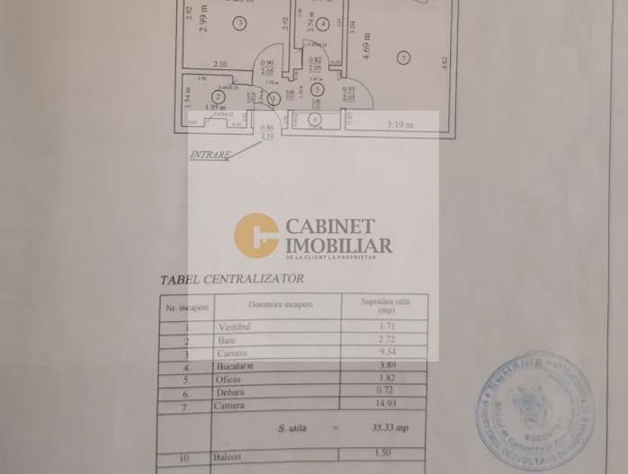 2 camere | Titulescu- Piata Victoriei  |  Decomandat  | Reabilitat - Poză 7