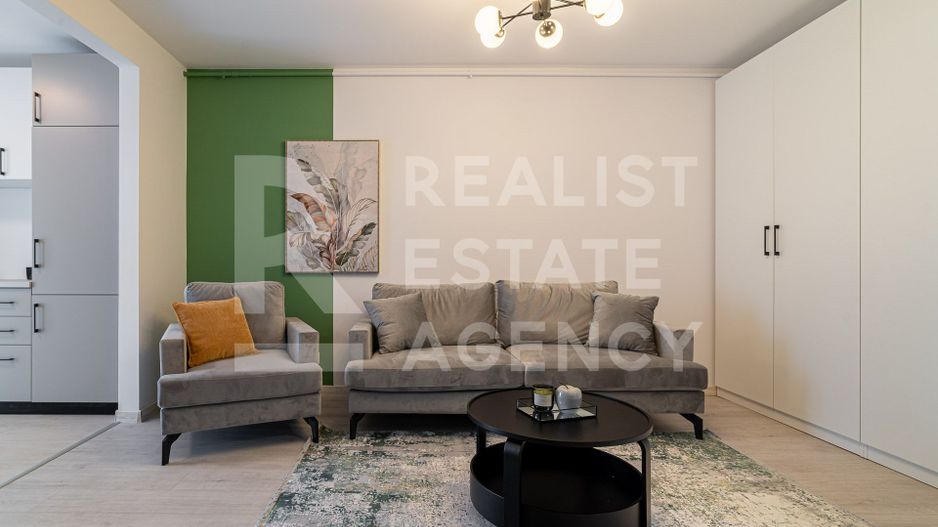 Apartament cu 2 camere + birou, mobilat, parcare și TVA inclus în preț - Poză 1