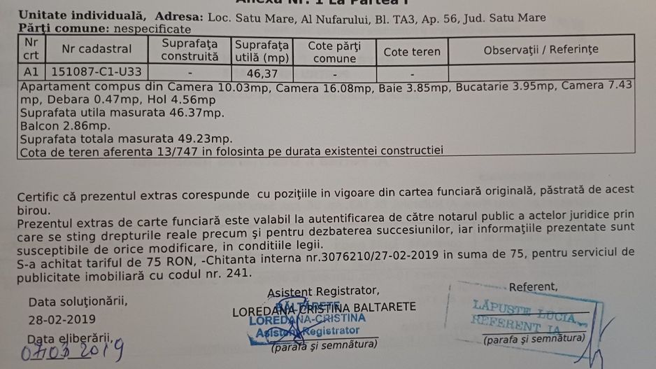 BRASADAS vinde ap 3 cam etaj 3/4 14 Mai. - Poză 8