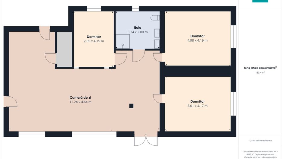 Casă modernă cu 2 corpuri, 5 camere în Pecica - Poză 8