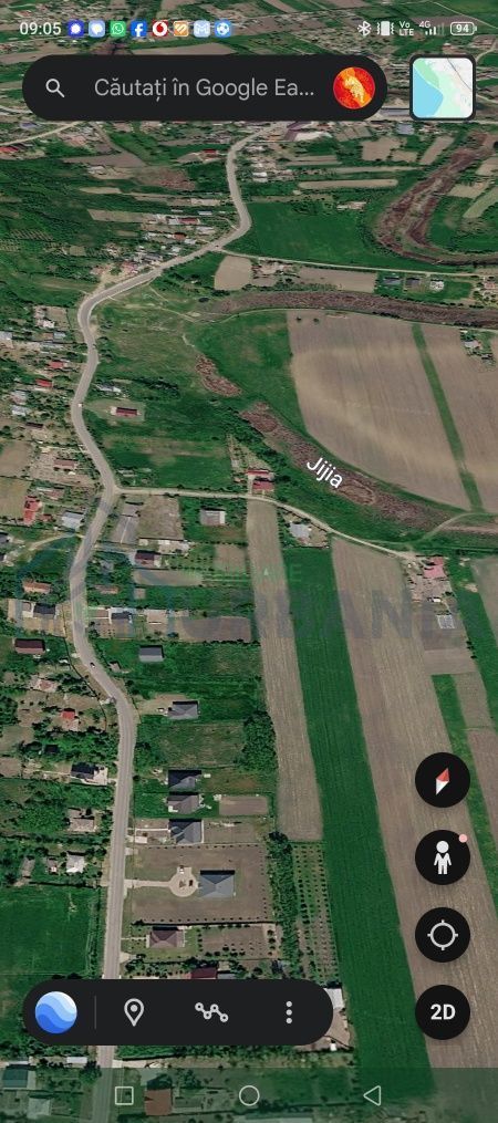 Teren 8400 mp Golăiești – 18 m deschidere – Utilități la poartă - Poză 2