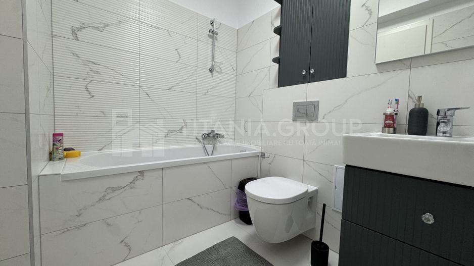 PRIMA INCHIRIERE Apartament modern 3 camere, 2 bai, parcare, Casa Nobel Coresi - Poză 11