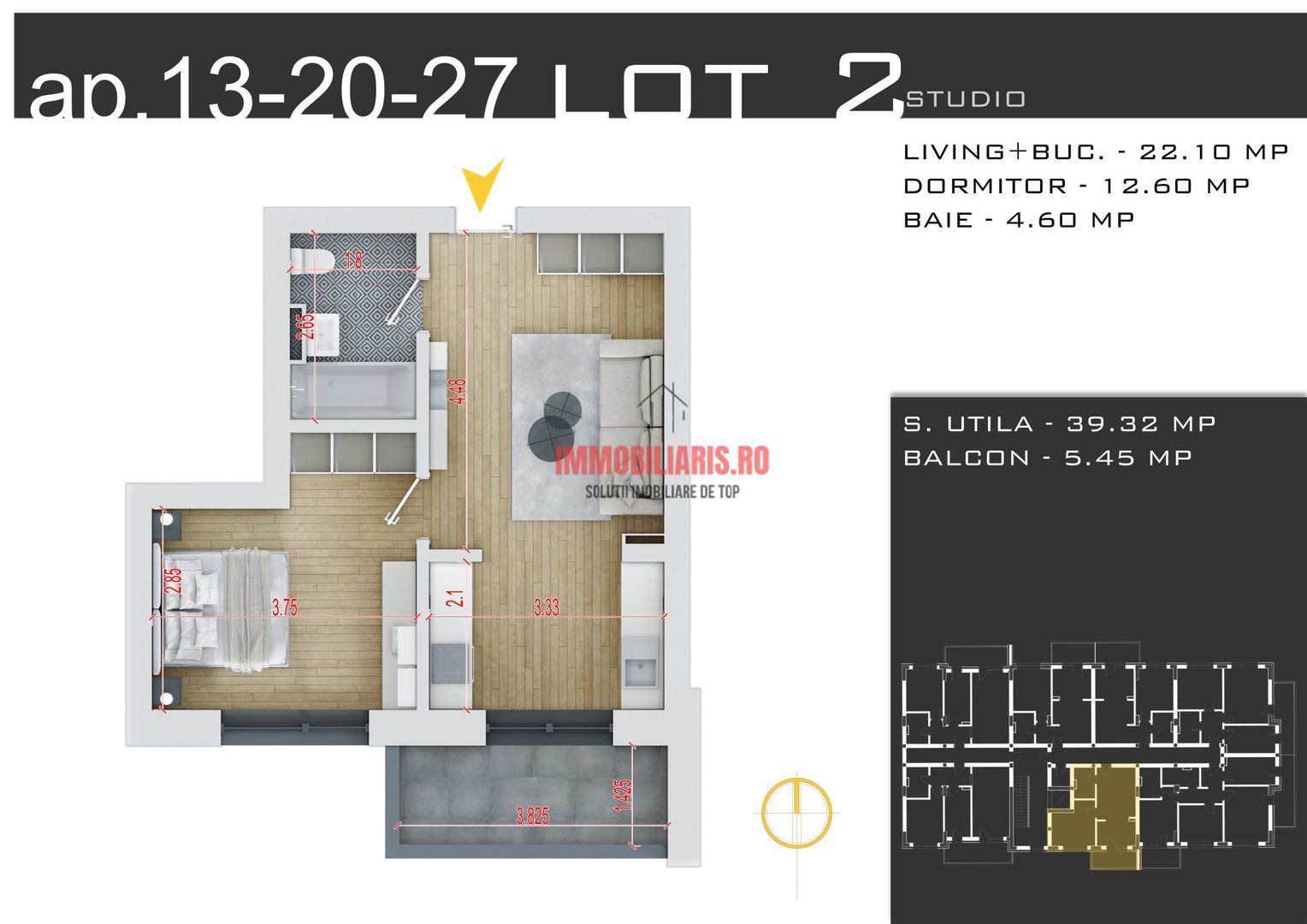 Theodor Pallady-Metrou - Discount Parcare - Direct Dezvoltator - Schiță 2