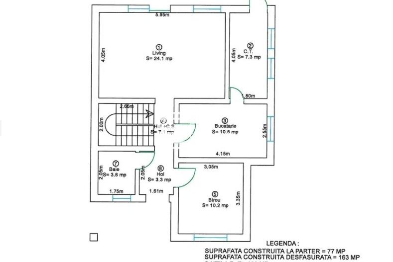 Casa individuala 5 camere – teren 320 mp- Sura Mica – Sibiu - Schiță 10