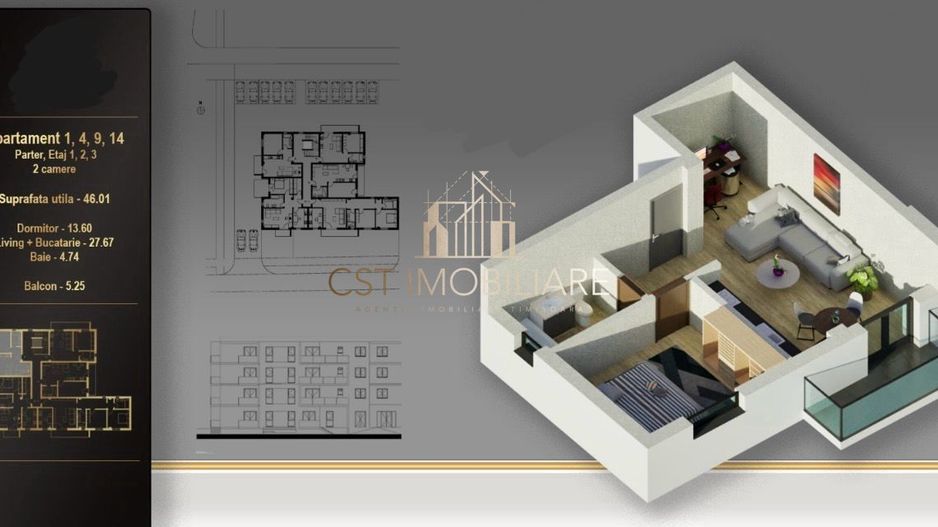 Zona Soarelui / Apartament cu 2 camere / Etaj 1 / Ultrafinisat - Poză 1