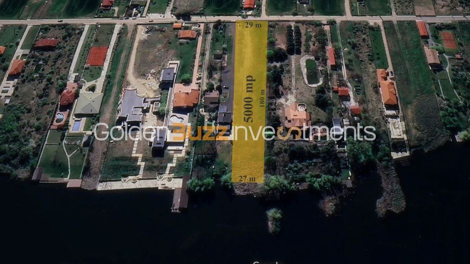 Teren excepțional la Lacul Snagov – 5.000 mp cu deschidere la lac - Poză 1