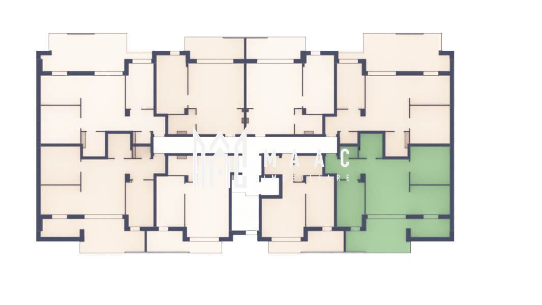 Apartament 3 camere | Balcon 22.2 mp | Etaj 3 | Turnisor - Poză 6