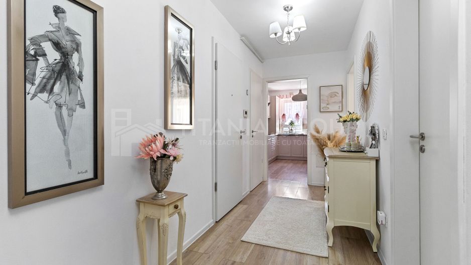 Apartament cochet mobilat-utilat, 3 camere, parcare, boxa, Kasper Coresi - Poză 17