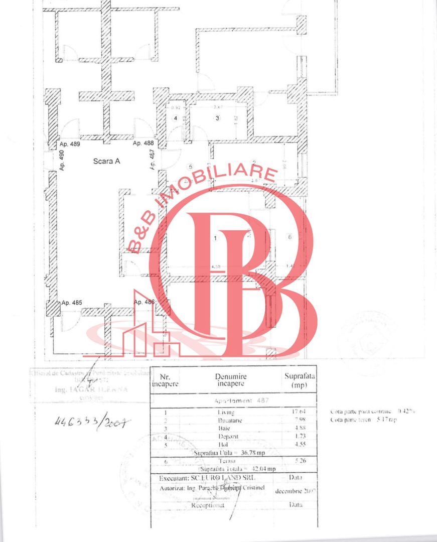Garsoniera spatioasa mobilata si utilata - Schiță 16