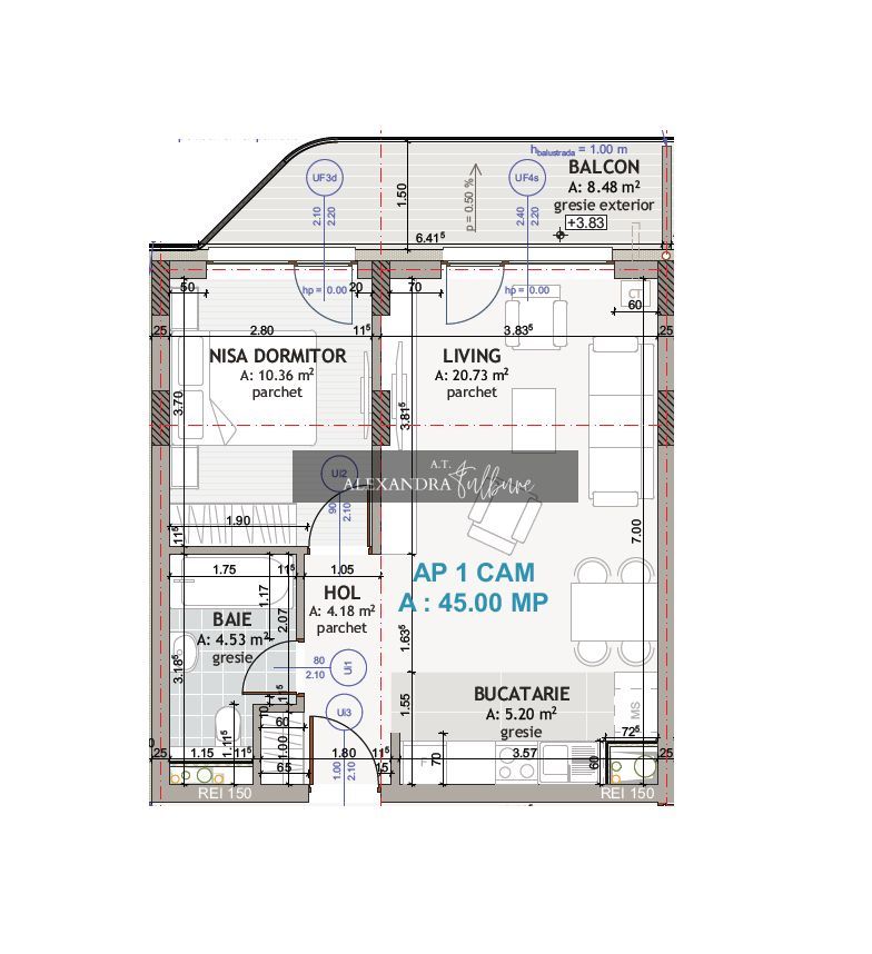 Apartament 2 camere I Ansamblul Eroilor I Floresti - Poză 9