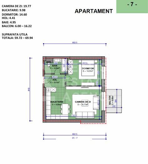 Apartament 2 camere, Obor - Poză 5