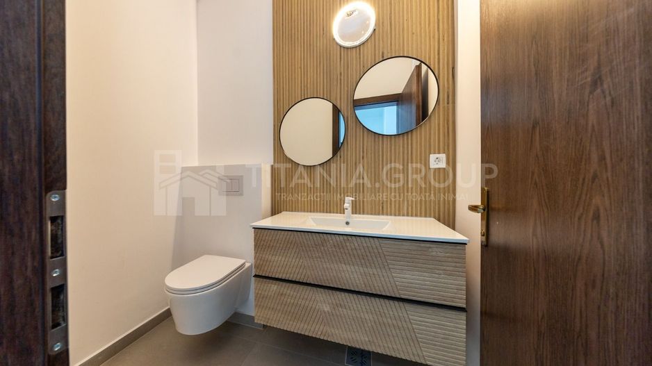 Casa individuala 4 camere, teren de 596 mp, partial mobilata, Cristian - Poză 9