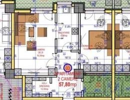 Apartament 2 camere decomandat, intabulat, mobilat si utilat complet – 57.8 mp + balcon 10.6 mp, loc parcare inclus - Poză 7