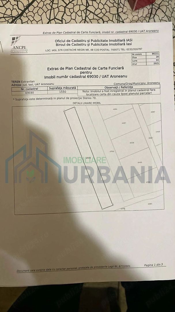 Teren 1550 mp în Sorogari, lângă Lake View, cu vedere la ambele lacuri - Poză 3