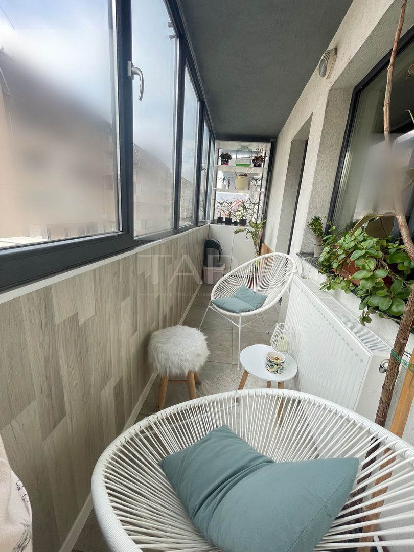 Apartament cu 2 camere, balcon închis, parcare cu CF, Terra, Florești. - Poză 6