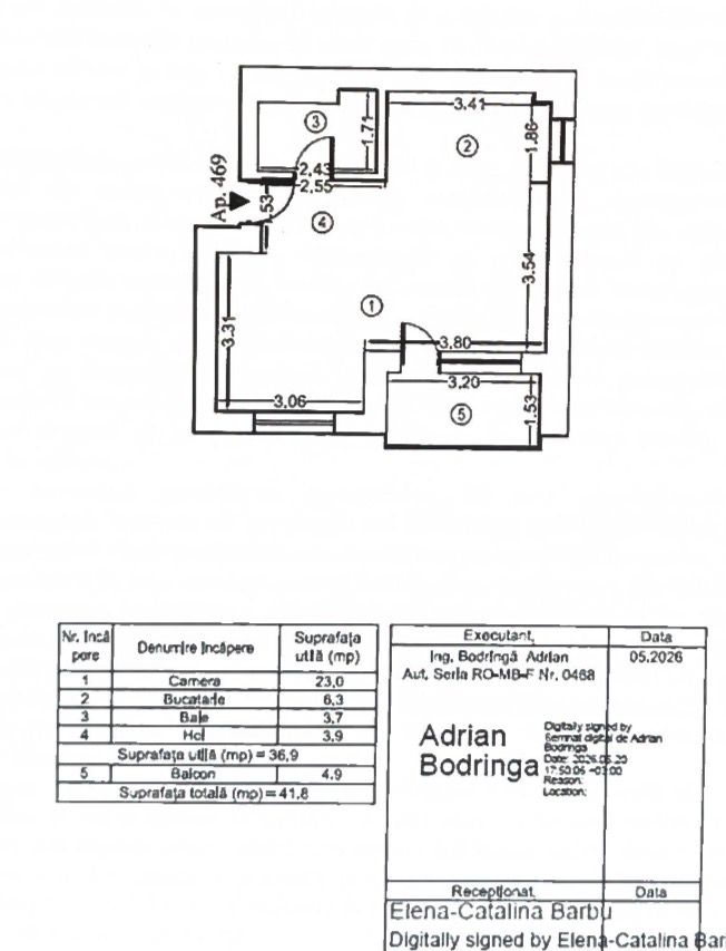 Studio de vânzare | High Garden East |Bloc 2026 | Baicului | Obor - Poză 6