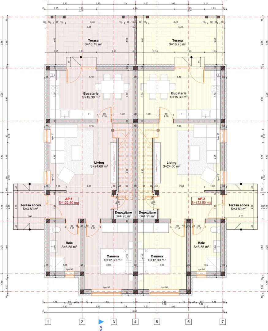 De vanzare Duplex de lux cu regim de inaltime P+1+ M. - Poză 14