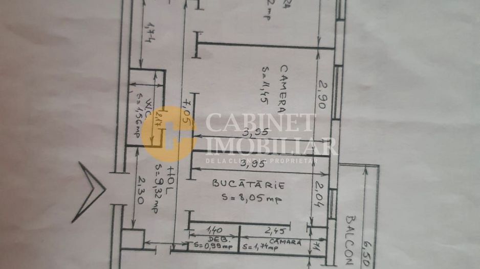 Gara-Strapungerii Silvestru Apartament 3 camere decomandat-intermediar - Poză 8