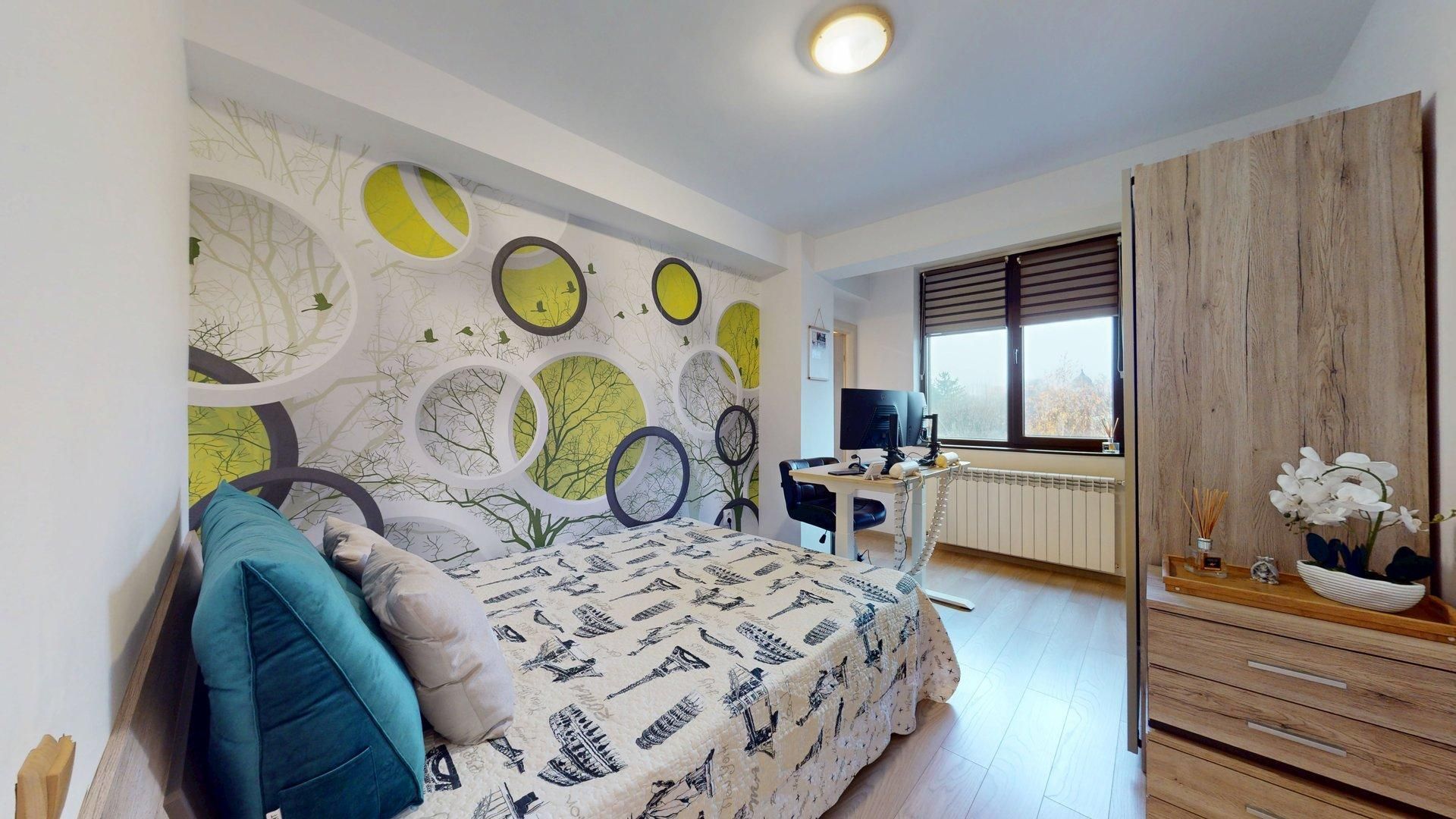 Apartament 3 camere decomandat, mobilat complet, vedere Parc Bazilescu - Poză 22