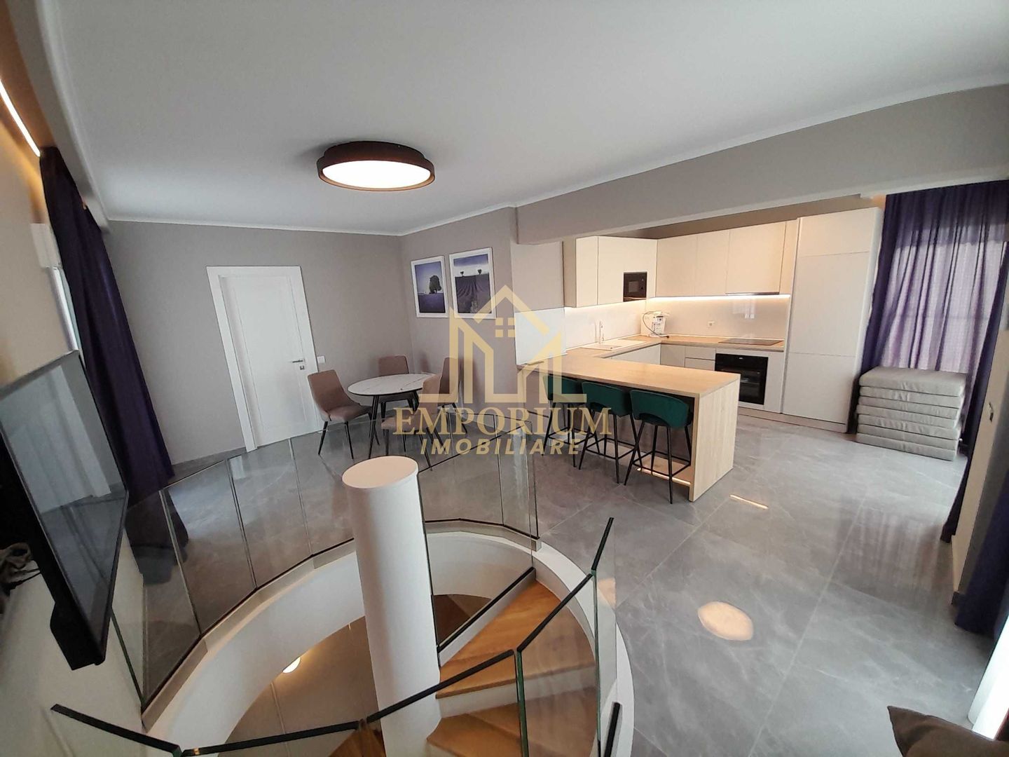 PENTHOUSE, 3 camere, lux, Parcare, AC, Buna Ziua, Bonjour Residence - Poză 1