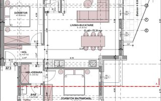 Apartament 3 camere /73 mp/finisaje premium/etaj 1/Cartierul Arhitectilor - Schiță 8