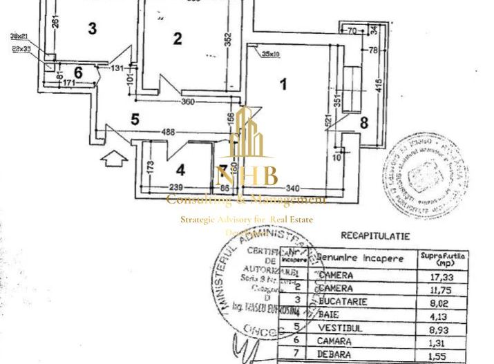 Apartament 2 camere mobilat, 1979, 56.5 mp, Grădina Engleză - Iancului - Poză 13