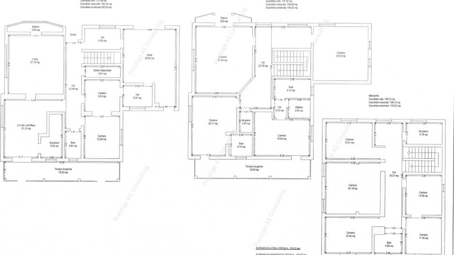 Vila 11 Camere | 7 locuri de Parcare | Liziera Padurii-Dumbravita - Schiță 8