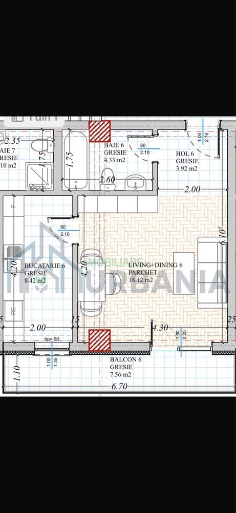 Apartament 1 cameră, Bucium-Vișan, 300€/lună - Poză 1