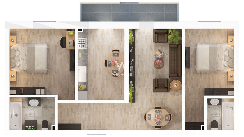 Apartament 3 camere Dedeman, Doamna Stanca, Sibiu - Schiță 11