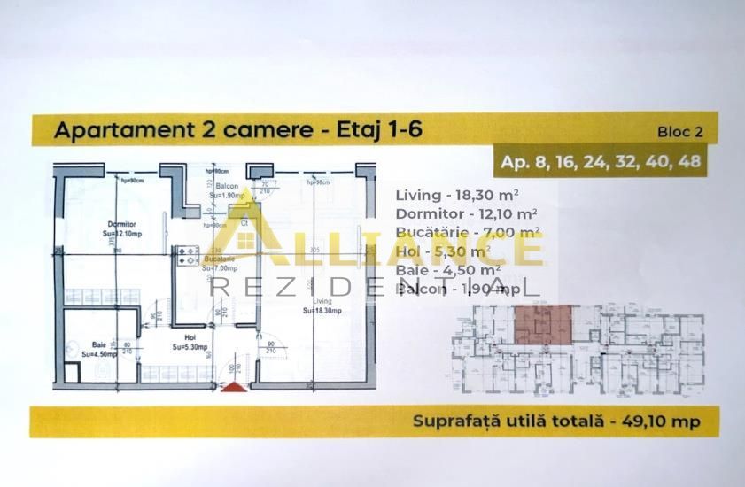 RATE LA DEZVOLTATOR | Ap. 2 camere - Poză 2