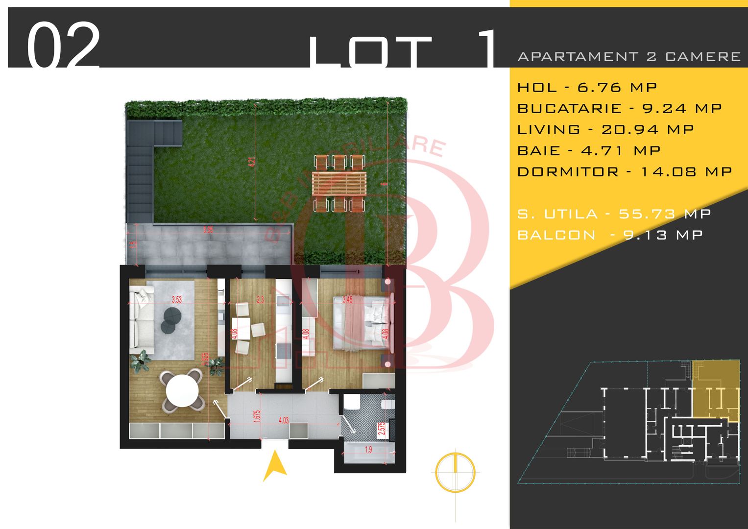 2 camere cu gradina Titan Pallady  Metrou Nicolae Teclu - Schiță 11