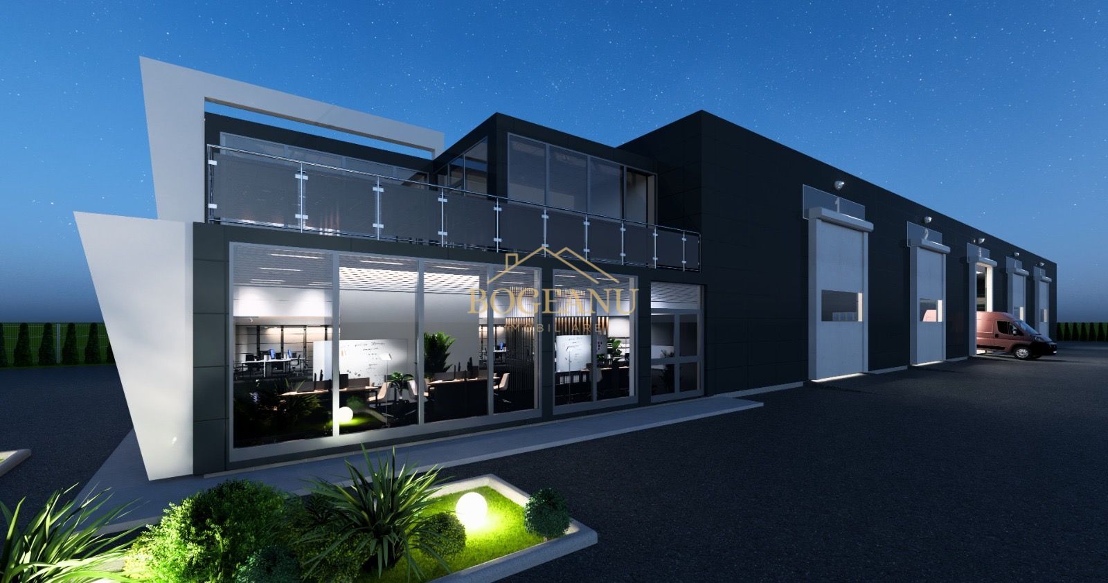 BG140-TEREN INTRAVILAN 17.700 MP-DUBLU FRONT-PROIECT PARC INDUSTRIAL - Poză 15