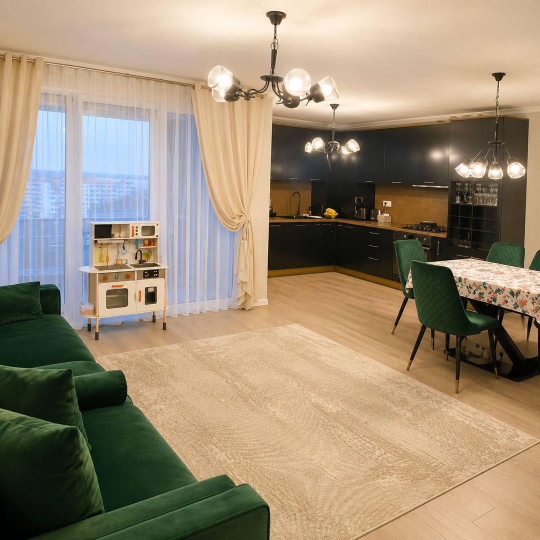 Apartament 3 camere de închiriat – Bloc nou | Lift | Parcare | 750 € - Poză 2