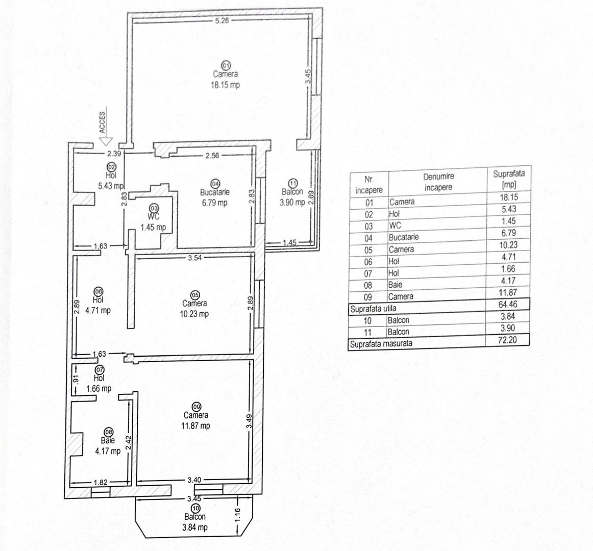 Freidorf | 3 camere | Decomandat | Centrala proprie | 2 bai | 2 balcoane - Poză 5