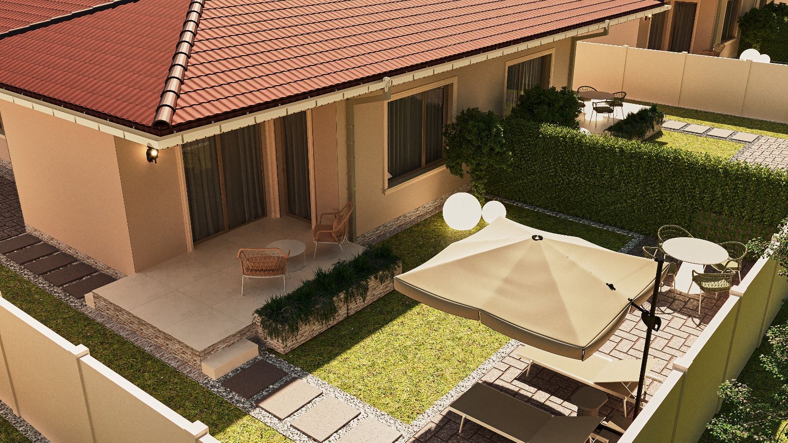 Duplex pe parter - 3 camere - zona Valery - 145.000€ - Poză 22