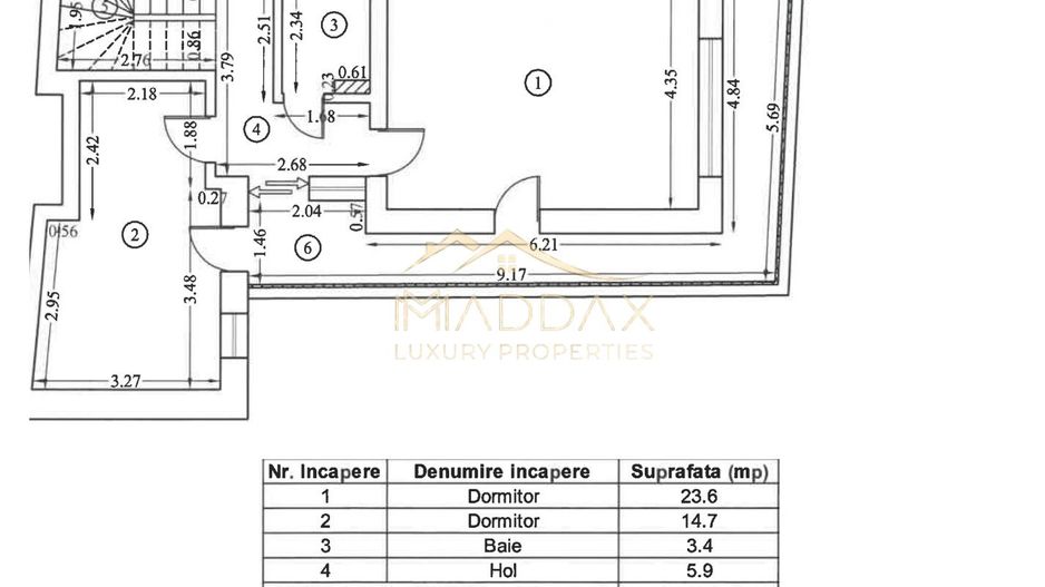 Vila de inchiriat *P+2E* // 203mpc //  Kiseleff - Schiță 53