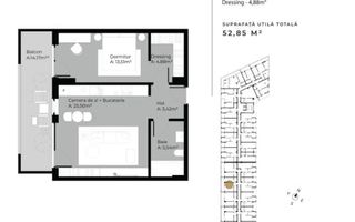 | Apartament cu 2 camere | Etaj intermediar | Cartierul Gheorgheni | - Poză 1