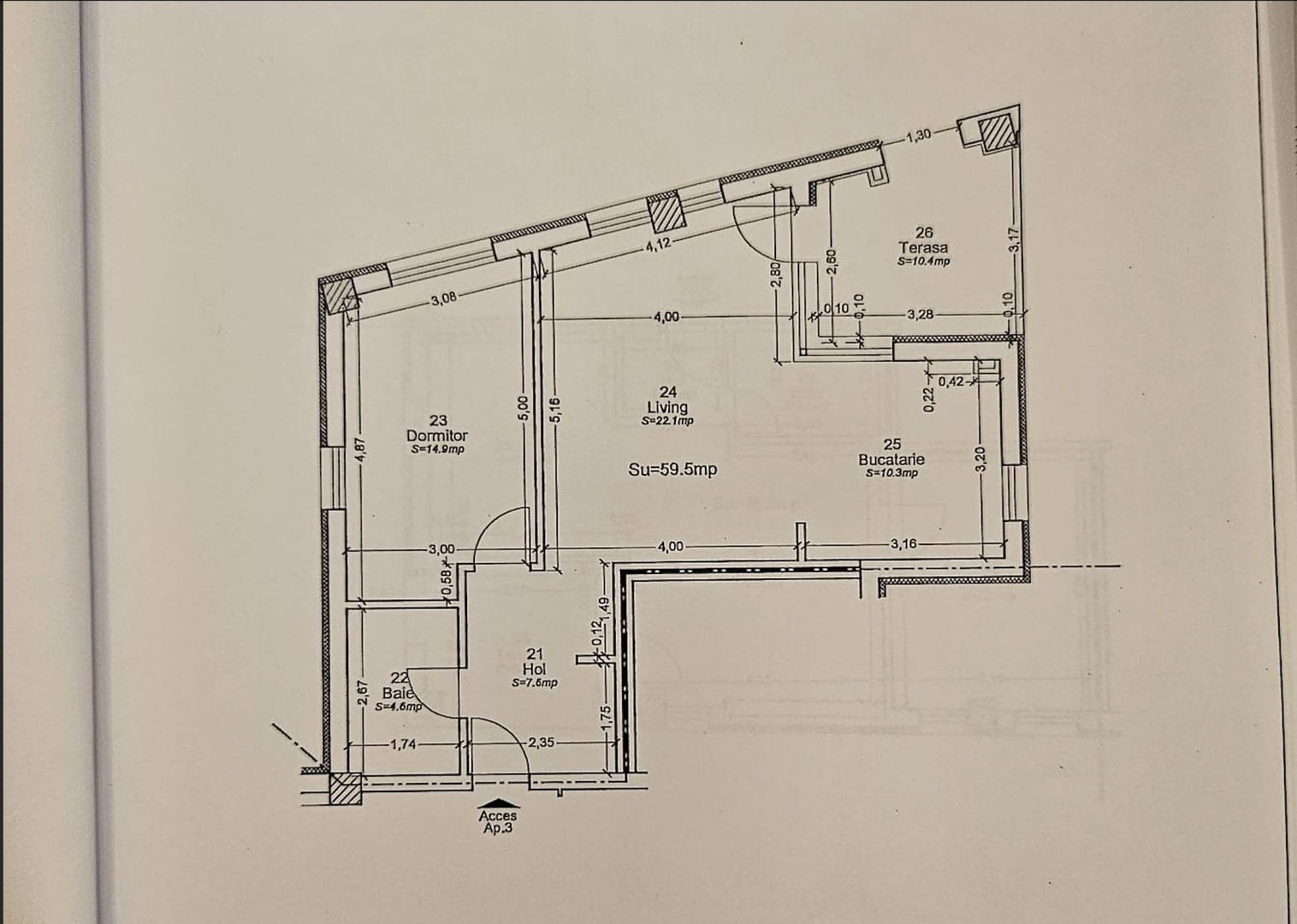 Apartament 2 camere - 60 mp utili - Poză 2