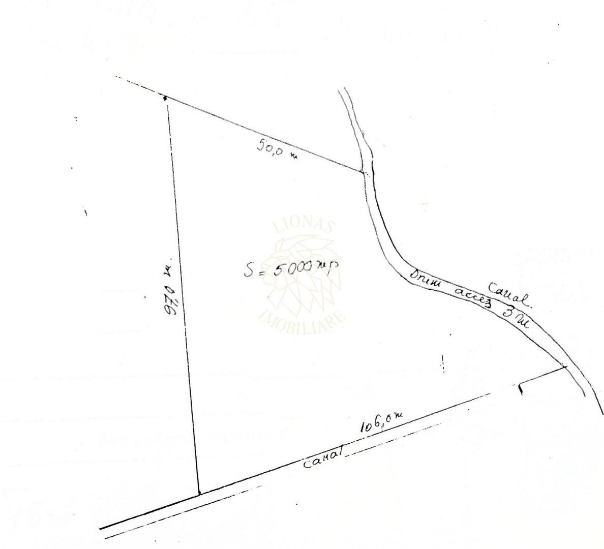 Teren intravilan 5000 mp cu utilitati-ideal case-Zona Valea Rusului - Poză 2