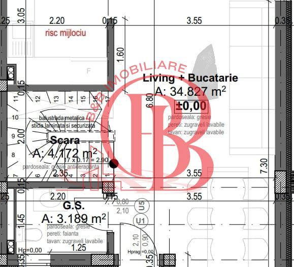 Vila de tip duplex 4 camere  Titan Pallady - Schiță 3