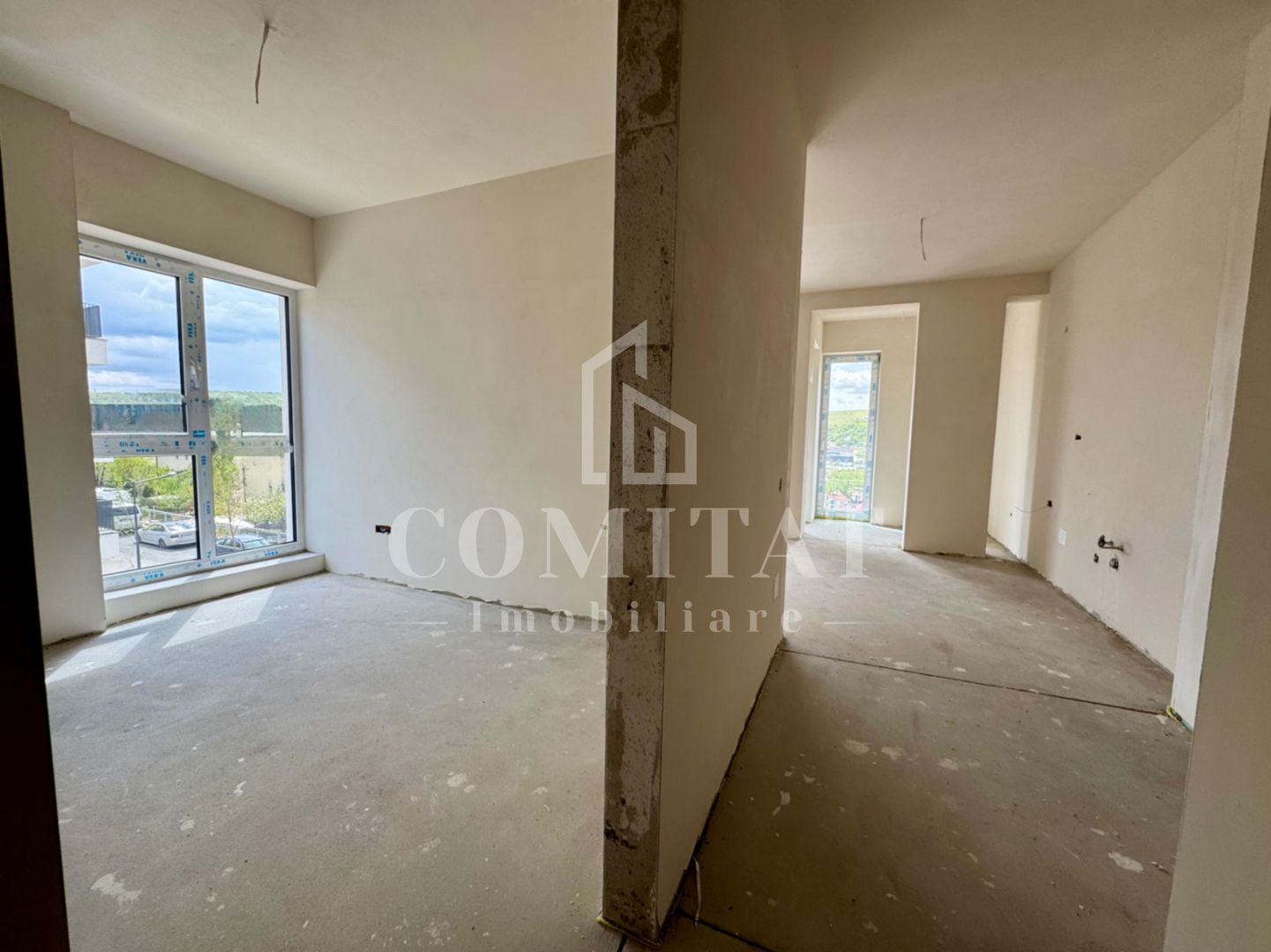 Apartament semifinisat de vânzare | 3 camere | Zona Regal - Baciu - Poză 3