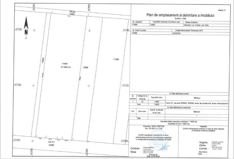 De vânzare teren intravilan – Cristian, Sibiu - Poză 10