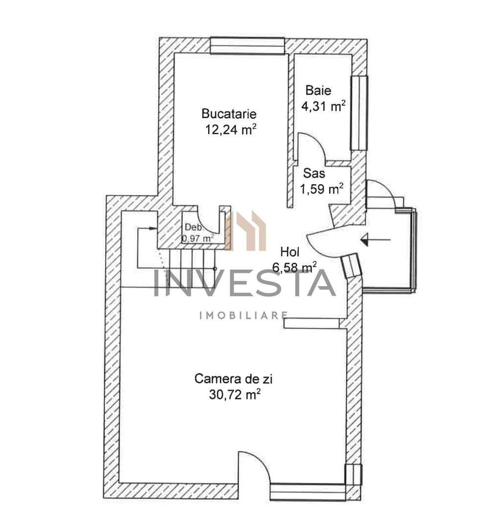 Duplex White House | Energie proprie | langa padure si VIVO - Razoare - Schiță 14