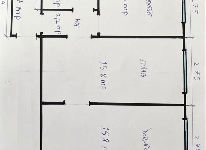 Apartament 2 camere, 50 mp – strada Cerna, etaj 3/4 - Poză 7