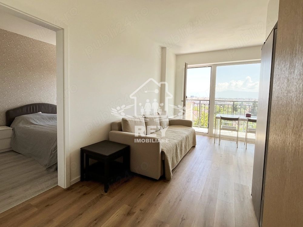 Prima închiriere   Apartament 2 camere + balcon 10 mp. cu vedere panoramică - Poză 8
