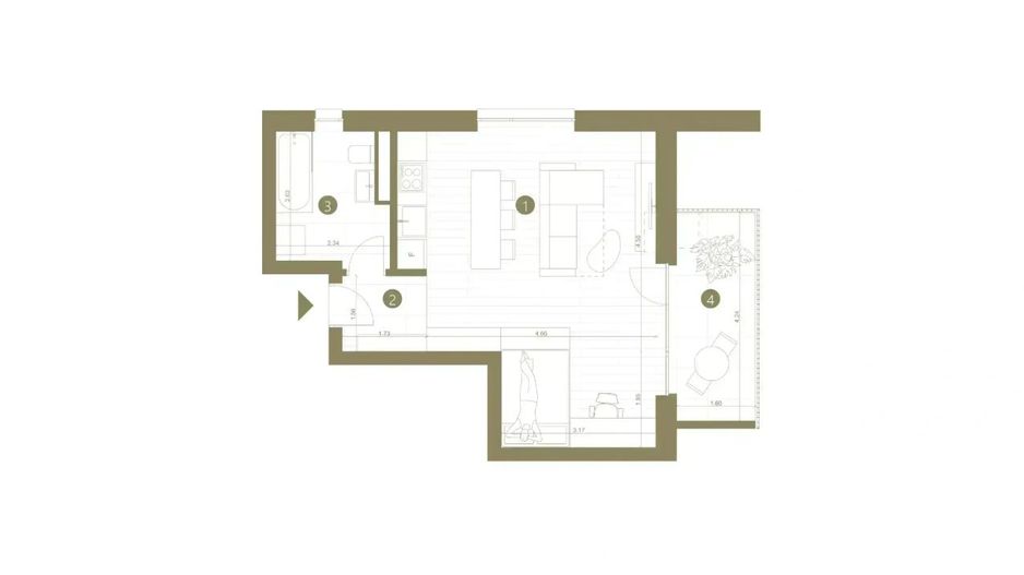 De vanzare studio ideal pentru închiriere - Poză 4